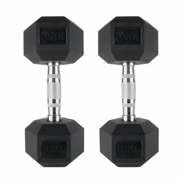 2kg-10kg Hex Dumbbell Package + Stand (5 Pairs) - BlackBear Fitness