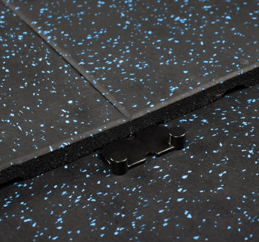 Blue Flek 500mm x 500m 20mm Interlocking Flooring Tiles - BlackBear Fitness