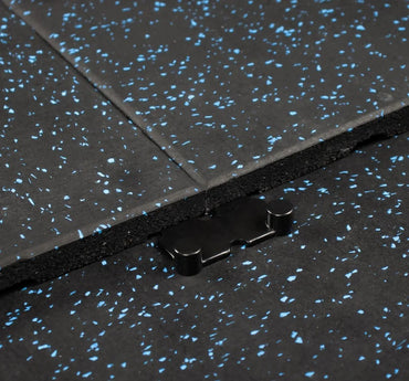 Blue Flek 500mm x 500m 20mm Interlocking Flooring Tiles - BlackBear Fitness