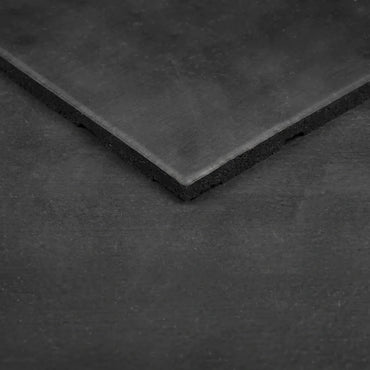 Black 500mm x 500m 20mm Interlocking Flooring Tiles - BlackBear Fitness