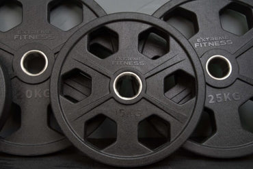 6 Shooter Revolver Olympic Rubber Plates - BlackBear Fitness