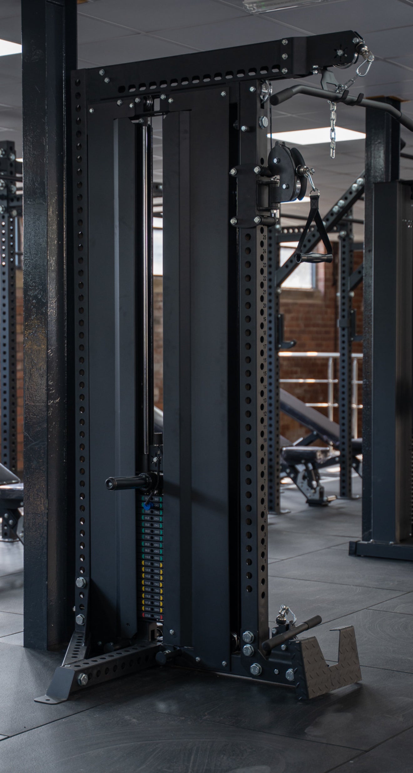 EX DEMO - 3 in 1 Commercial Lat Pulldown, Low Row & Pulley System