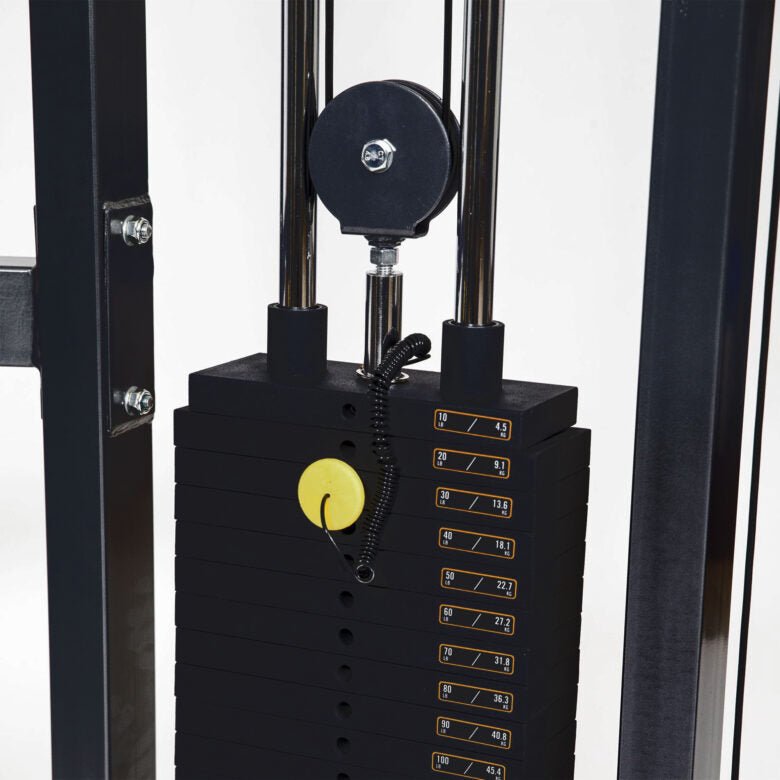 Dual Adjustable Cable Pulley Machine - BlackBear Fitness