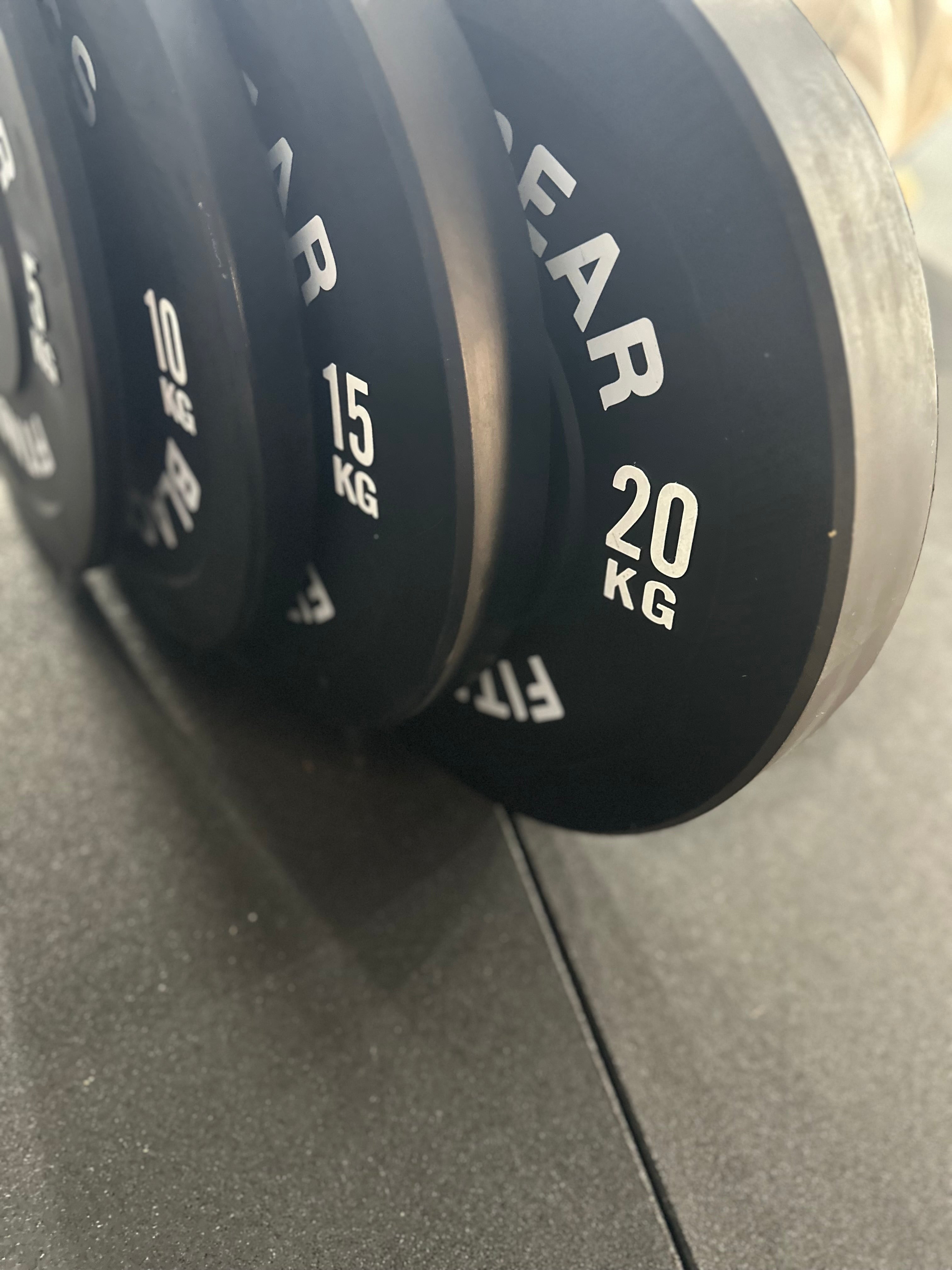 Black Bumper Plates