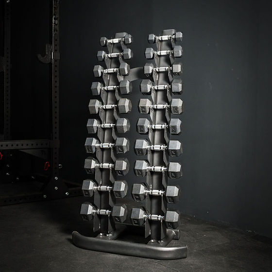 Front Facing Dumbbell Stands
