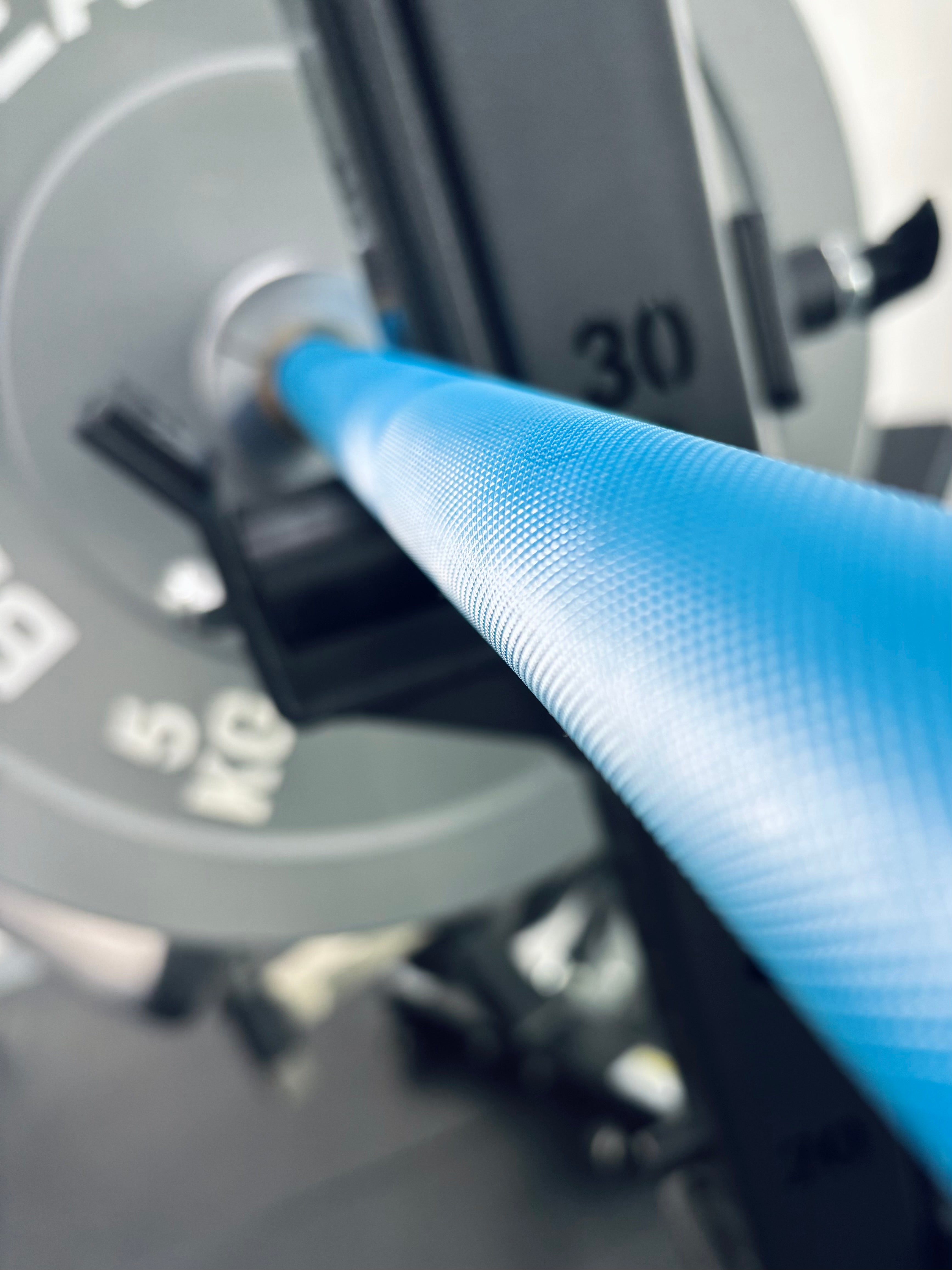 7ft 20kg Cerakote Blue Olympic Barbell