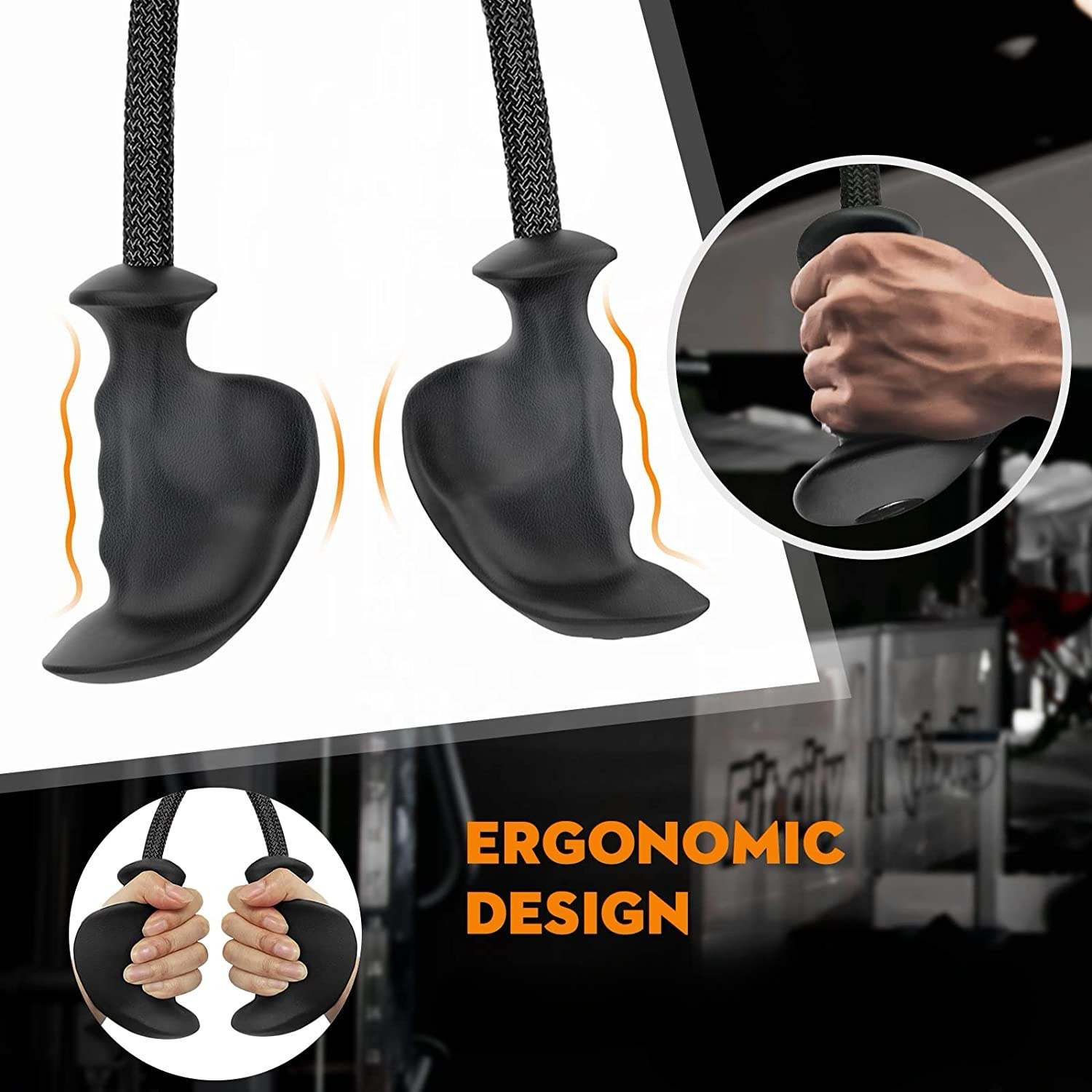 Ergonomic Tricep Attachment