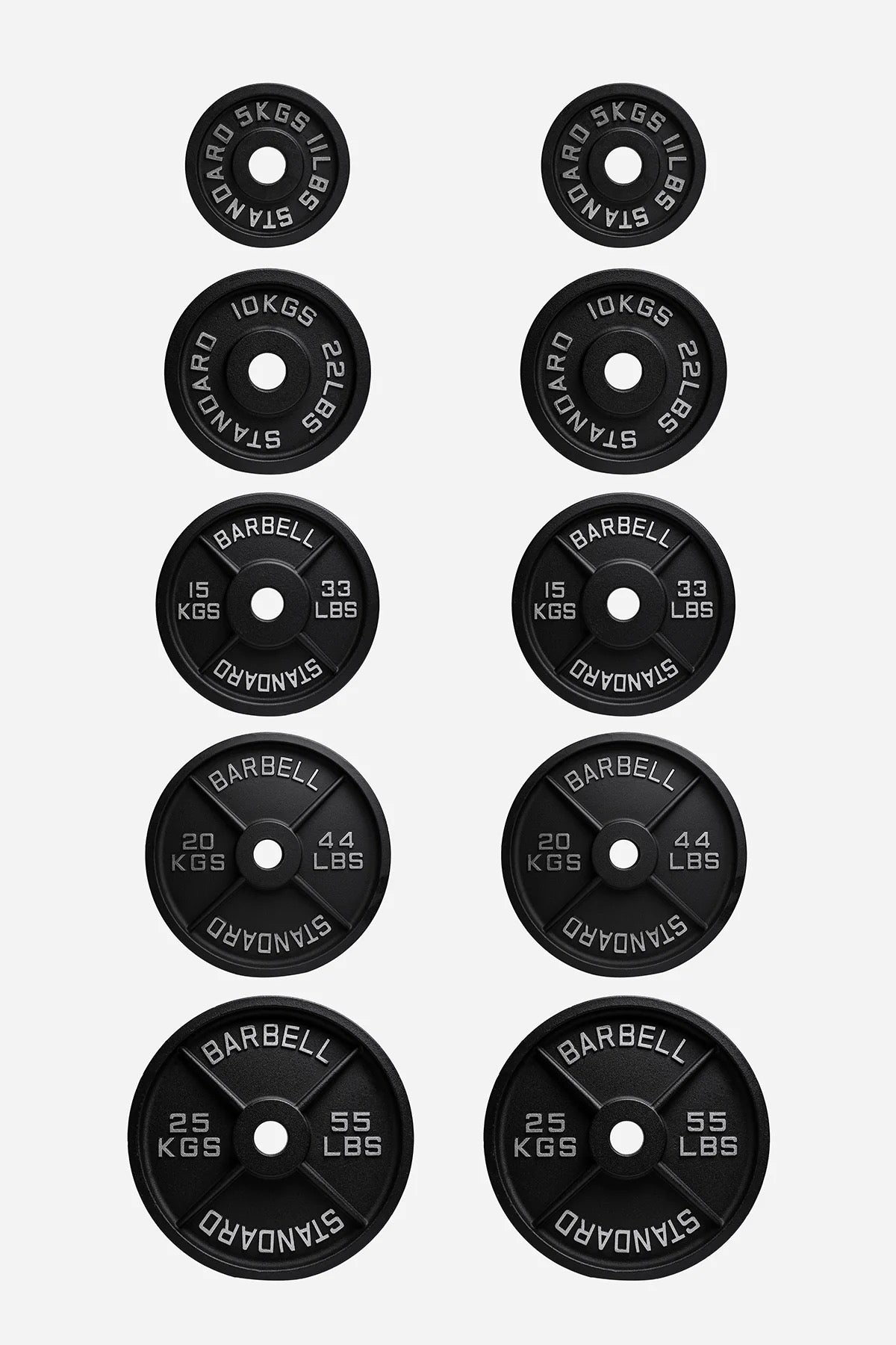 Black Iron Weight Plates