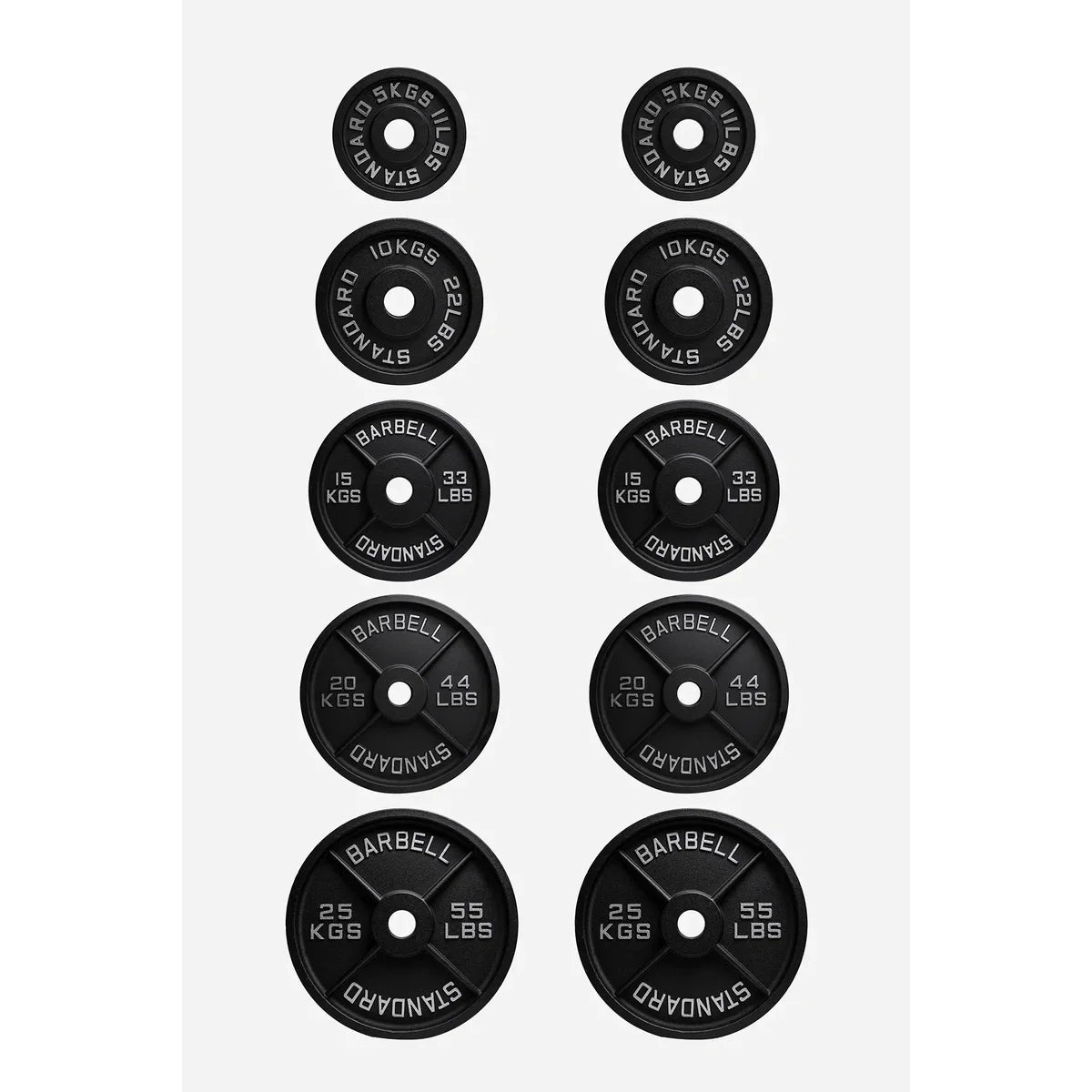 Black Iron Weight Plates - BlackBear Fitness