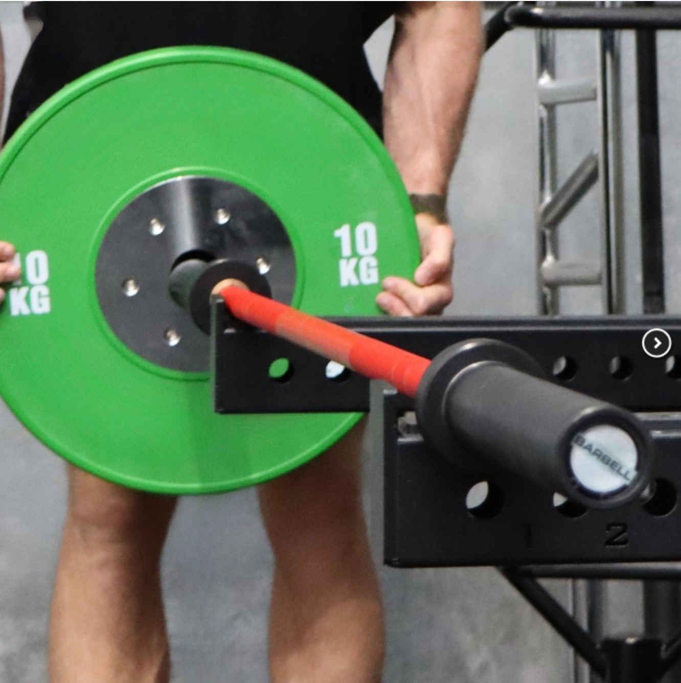 6ft International 15kg Cerakote Red Olympic Barbell