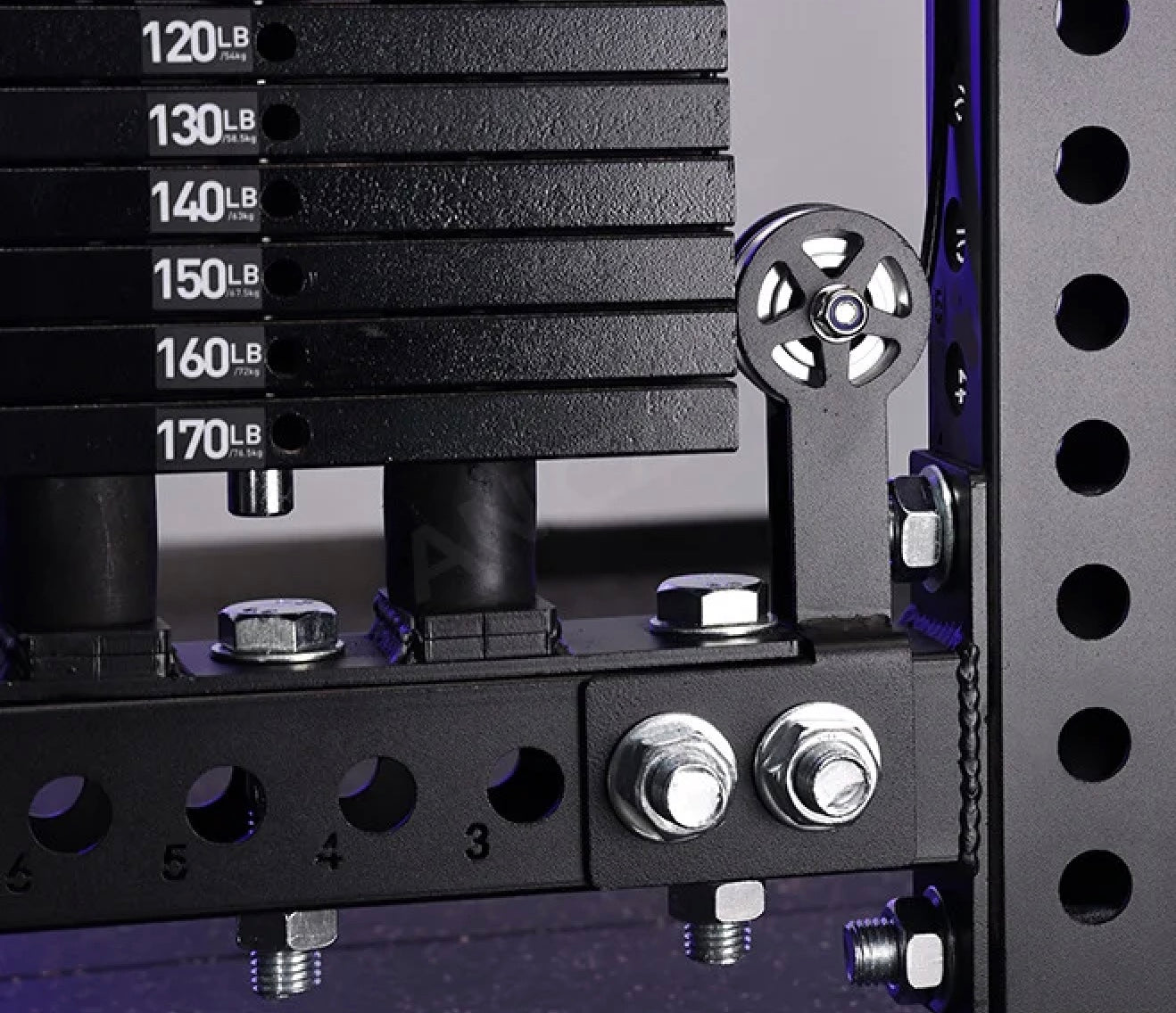 Weight Stack Loaded Cable Tower - BlackBear Fitness