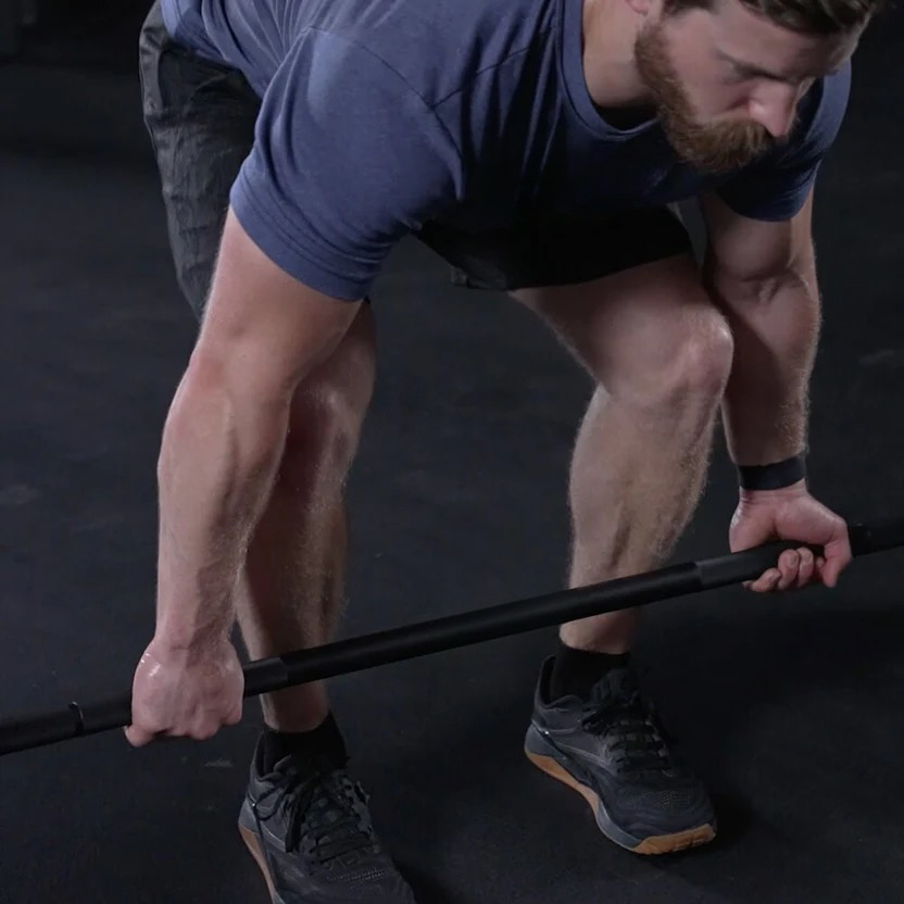 7ft 20kg All Black Olympic Barbell