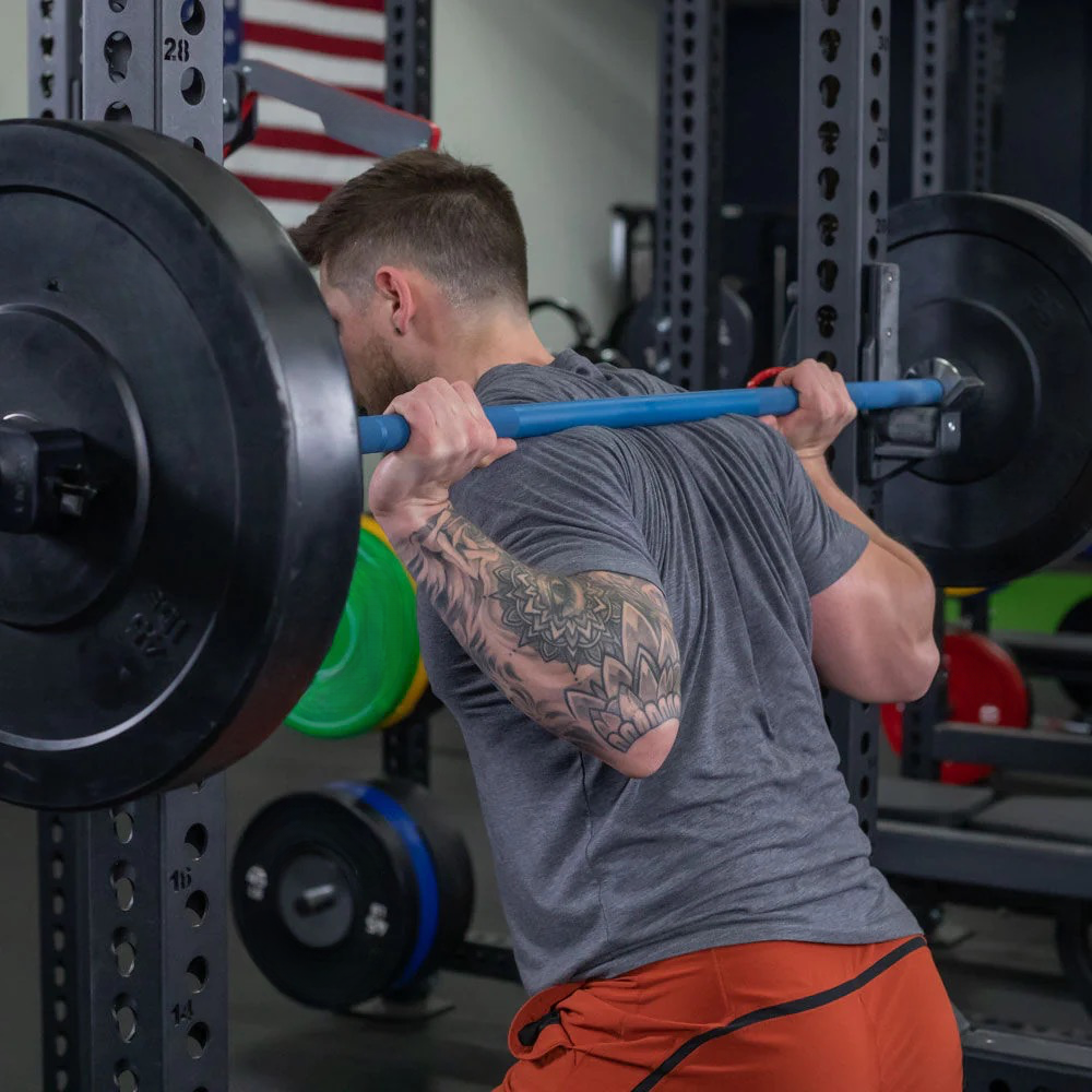 7ft 20kg Cerakote Blue Olympic Barbell