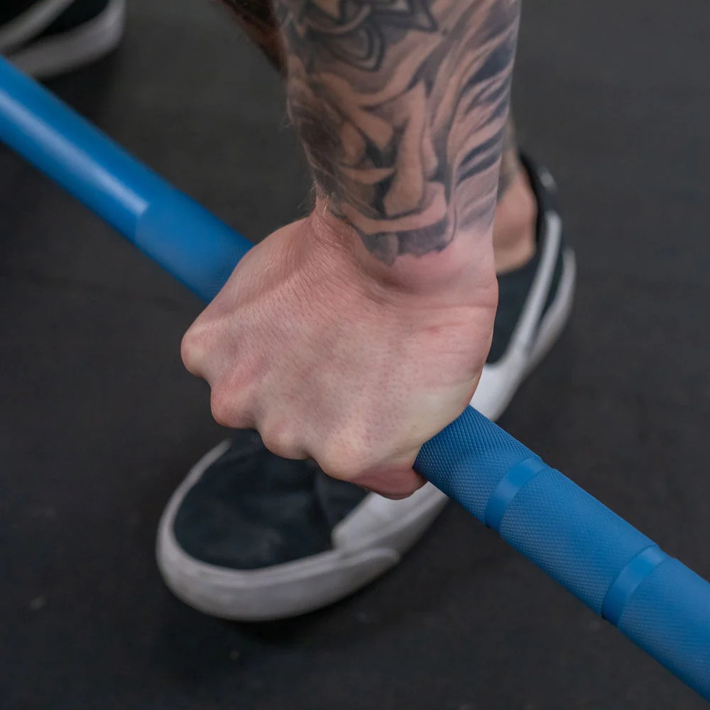 7ft 20kg Cerakote Blue Olympic Barbell