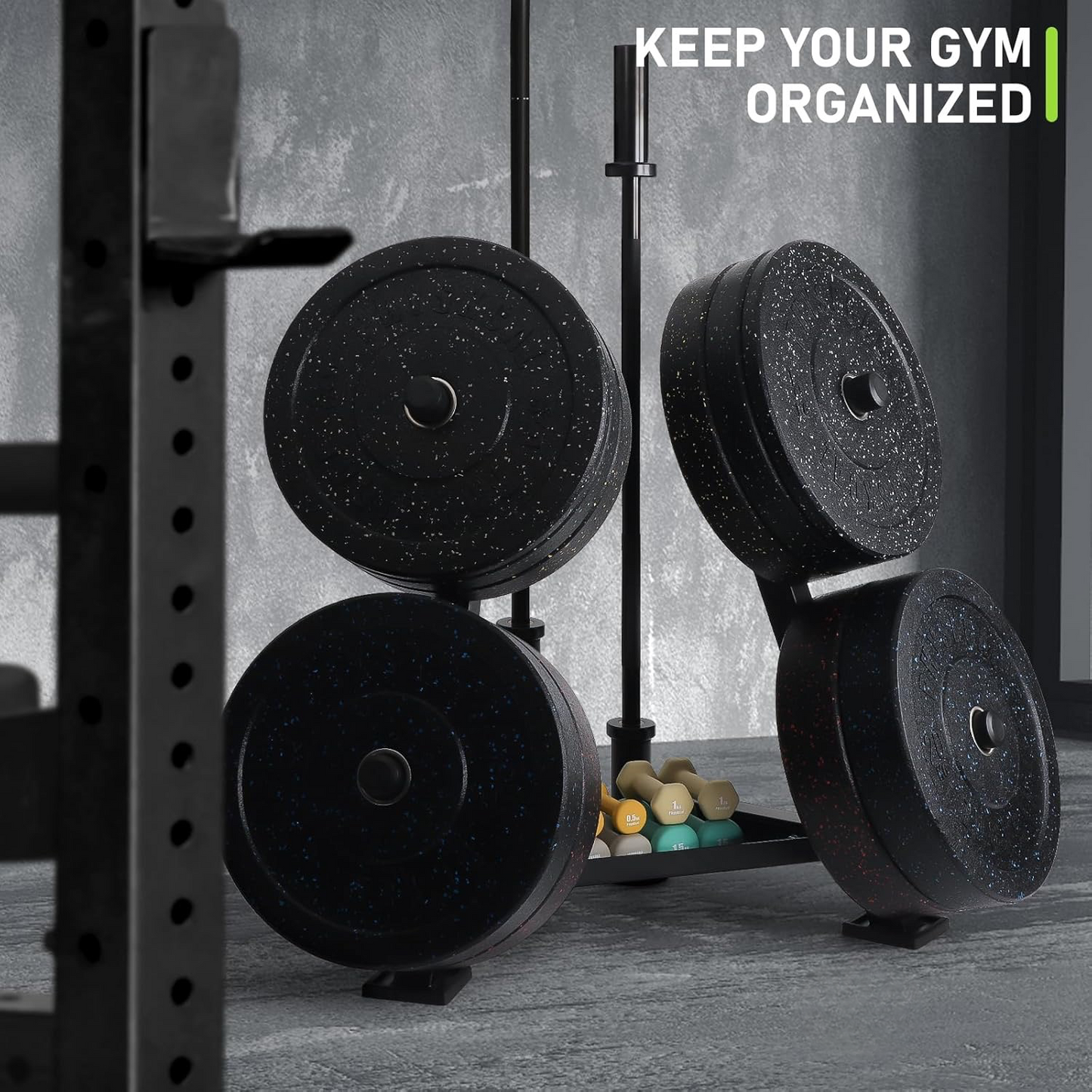 Front Facing Weight/Bar Storage Stand