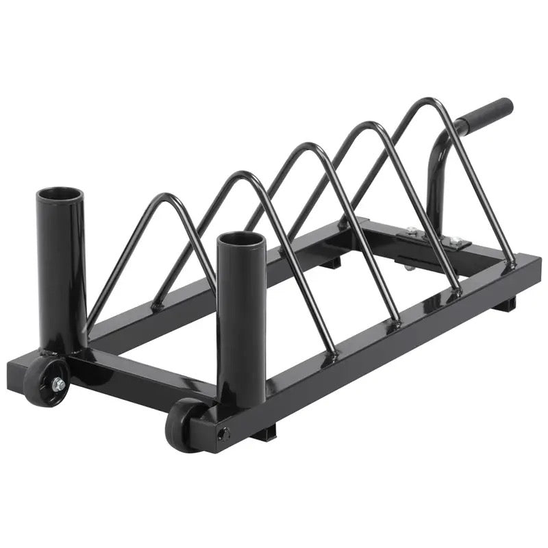 Weight Plate & Barbell Toaster Rack - Compact