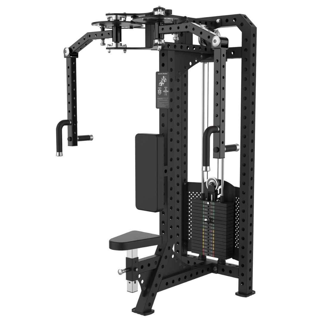 Apex Pec Fly & Rear Delt Machine - 120kg Weight Stack - BlackBear Fitness