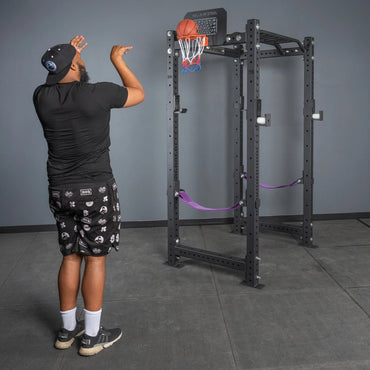 Rack Attached Basketball Hoop with Ball – Bells of Steel - BlackBear Fitness