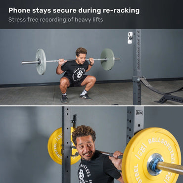 Selfie Sentinel Magnetic Rack Phone Holder – Bells of Steel - BlackBear Fitness