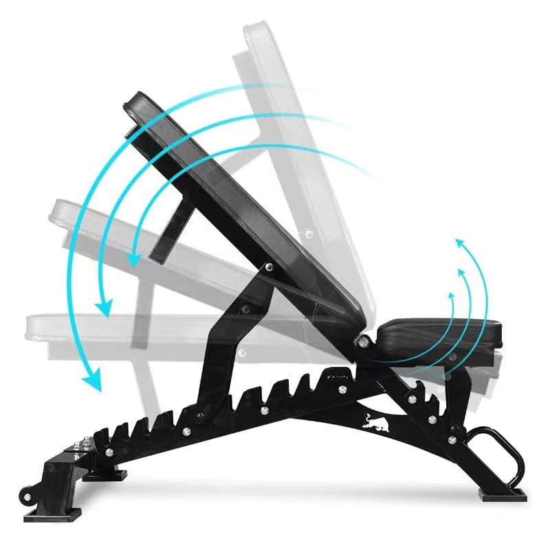 Ascent Series Incline Bench - BlackBear Fitness