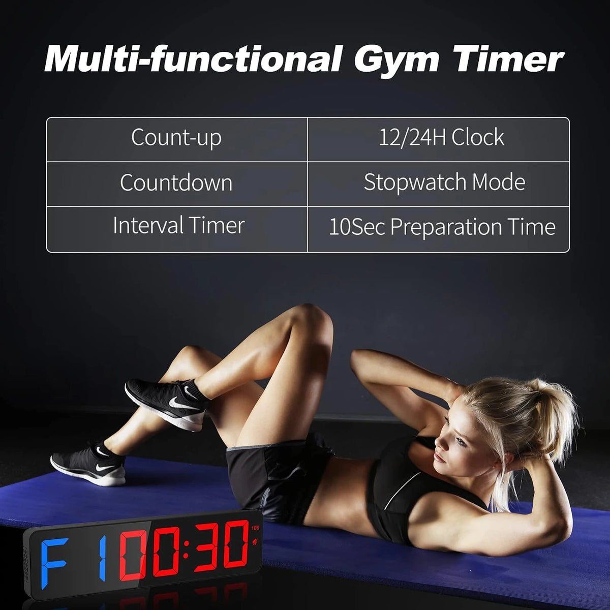 15" LED Gym Timer - BlackBear Fitness
