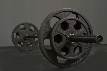 6 Shooter Revolver Olympic Rubber Plates - BlackBear Fitness