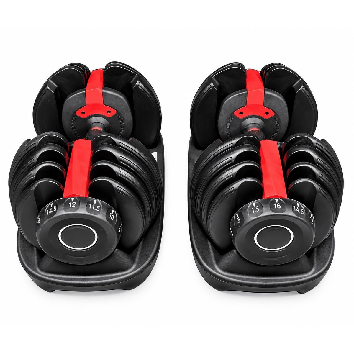 Adjustable Dumbbells - 1.5kg-16kg - BlackBear Fitness