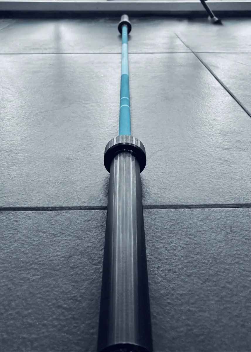 6ft 15kg Teal & Black Olympic Barbell - BlackBear Fitness