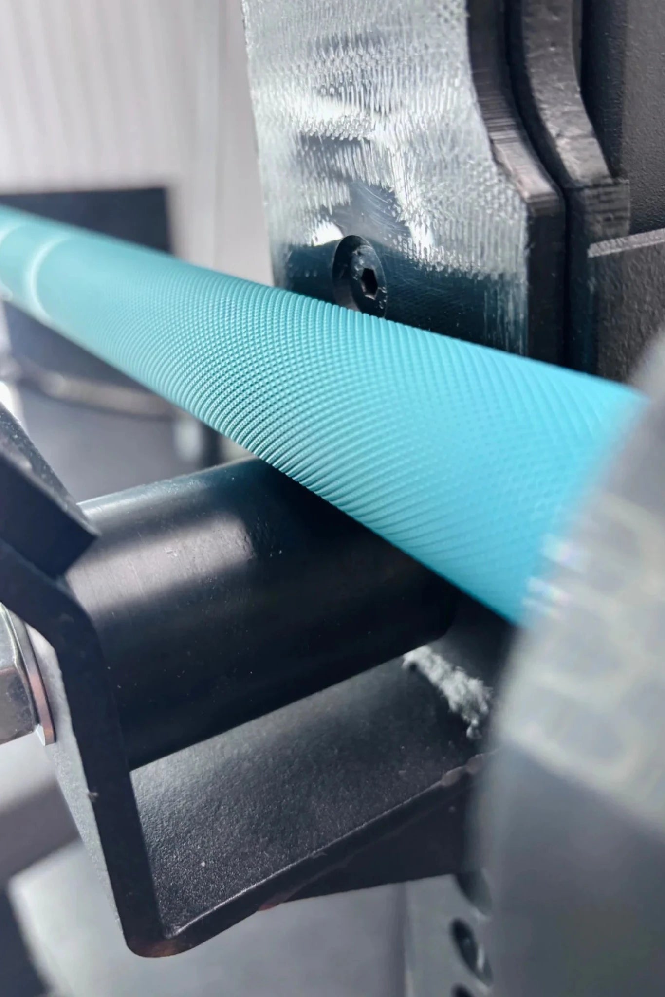 6ft 15kg Teal & Black Olympic Barbell - BlackBear Fitness