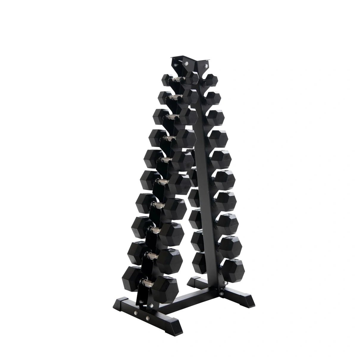 1kg-10kg Hex Dumbbell Package + Stand (10 Pairs) - BlackBear Fitness