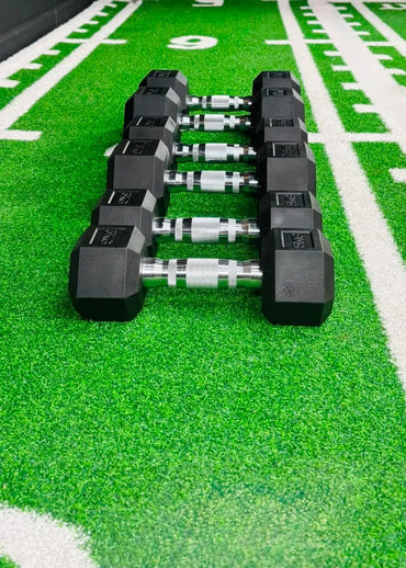 5kg, 7.5kg & 10kg Hex Dumbbell Set - BlackBear Fitness