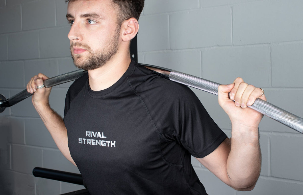 7ft Olympic Curved Bow Barbell – 20kg - BlackBear Fitness