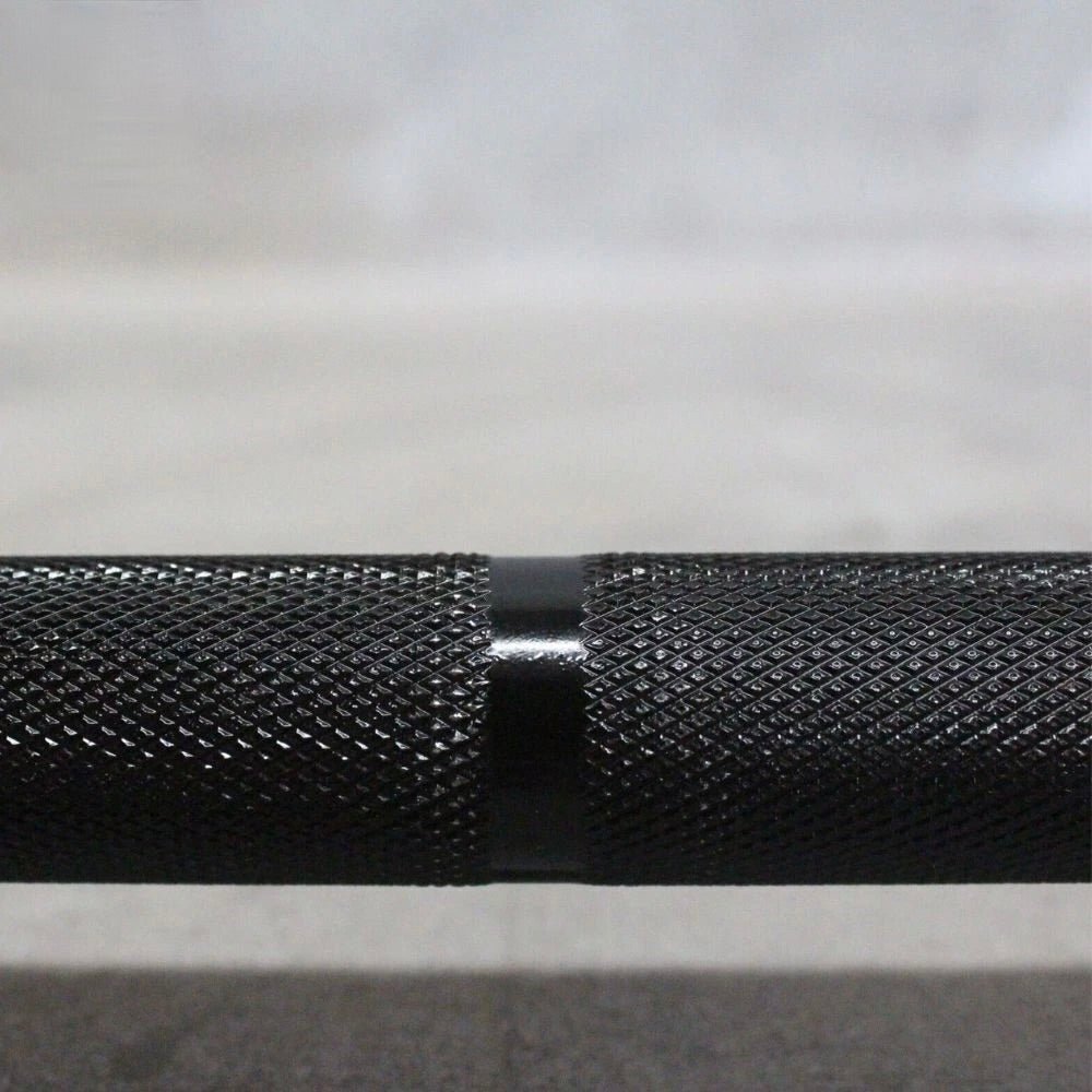 6ft 15kg Black & Chrome Olympic Barbell - BlackBear Fitness
