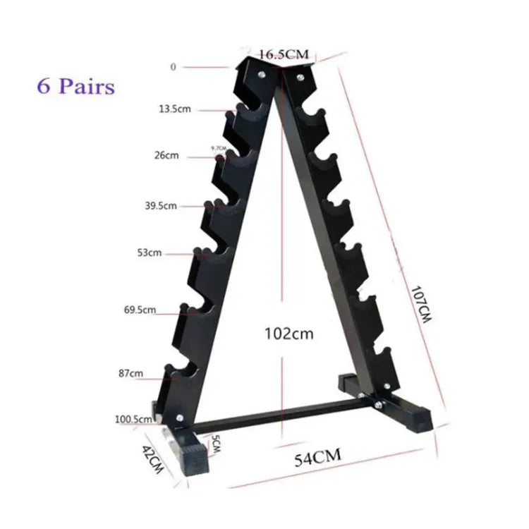 Vertical Dumbbell Storage