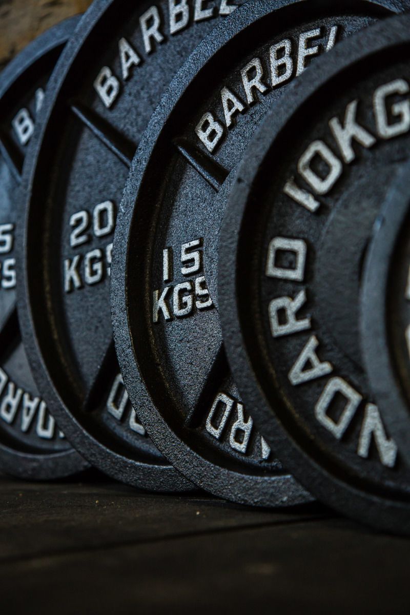Black Iron Weight Plates