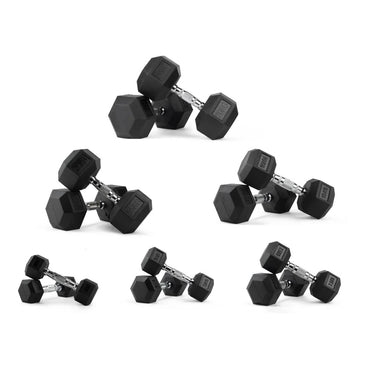 Hex Dumbbells - Pairs - BlackBear Fitness