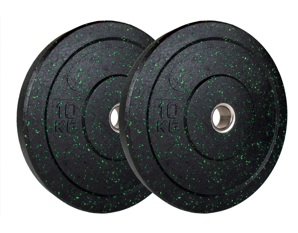 Crumb Speckled Bumper Plates