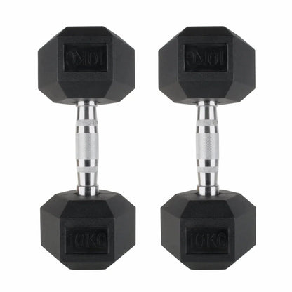 2kg-10kg Hex Dumbbell Package + Stand (5 Pairs) - BlackBear Fitness