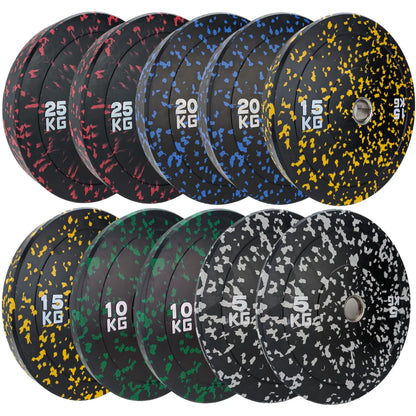 Flek Pattern Bumper Plates