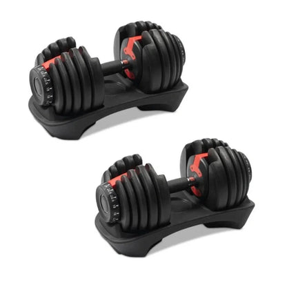 24kg Adjustable Dumbbells (15 sets in 1) - BlackBear Fitness