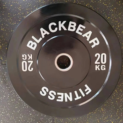 Black Bumper Plates - BlackBear Fitness