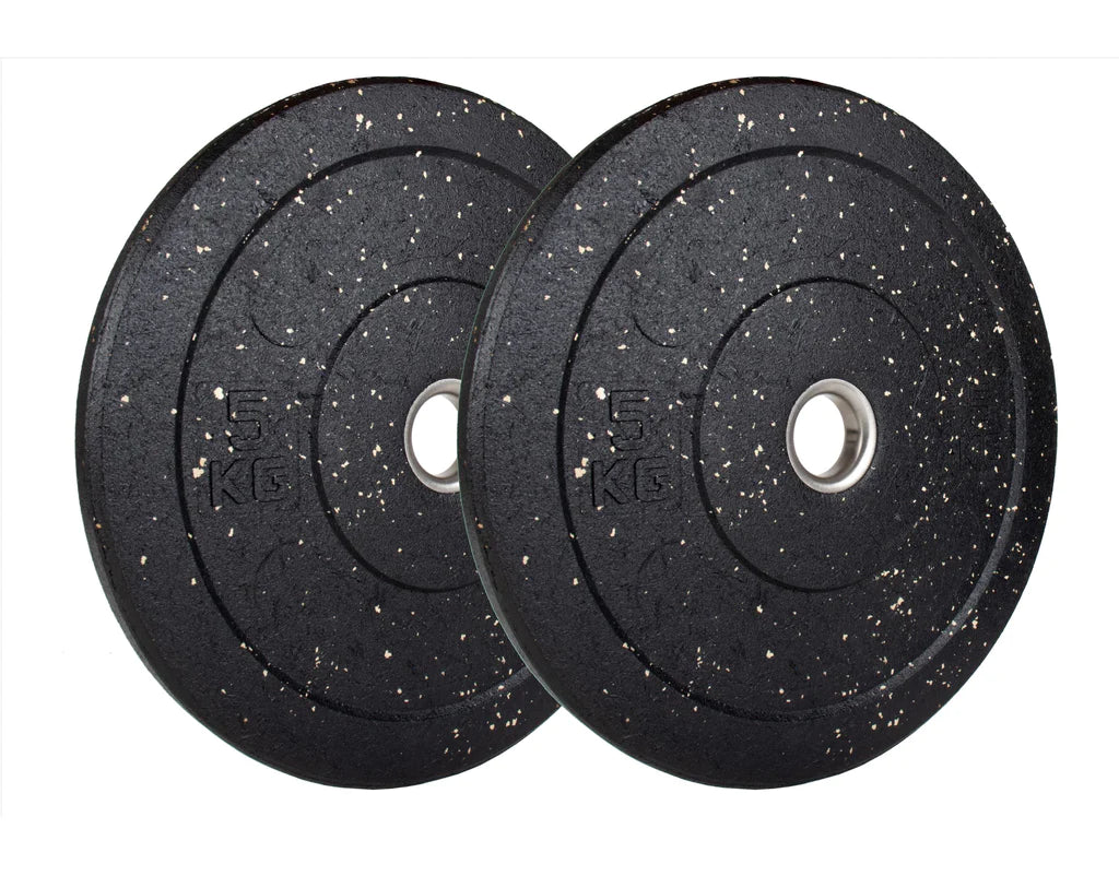 Crumb Speckled Bumper Plates