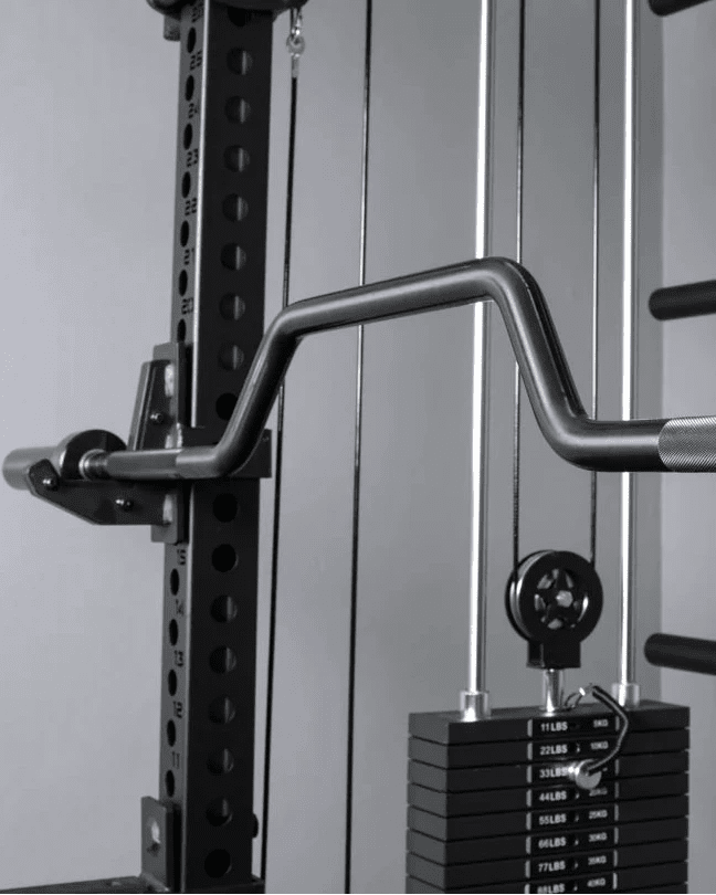 7ft 20kg Cambered Barbell - BlackBear Fitness