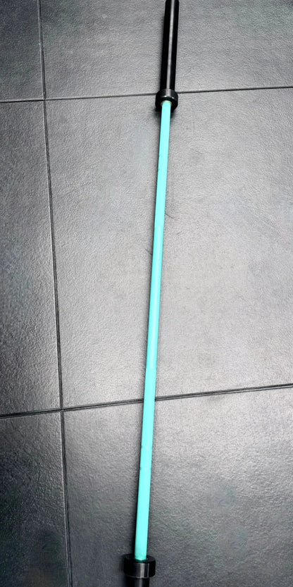 7ft 20kg Teal & Black Olympic Barbell - BlackBear Fitness