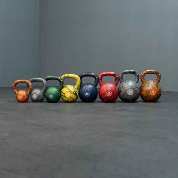 Camouflage Rubber Kettlebells