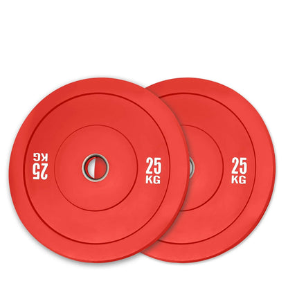 100kg Olympic Bumper Plate Set | Coloured