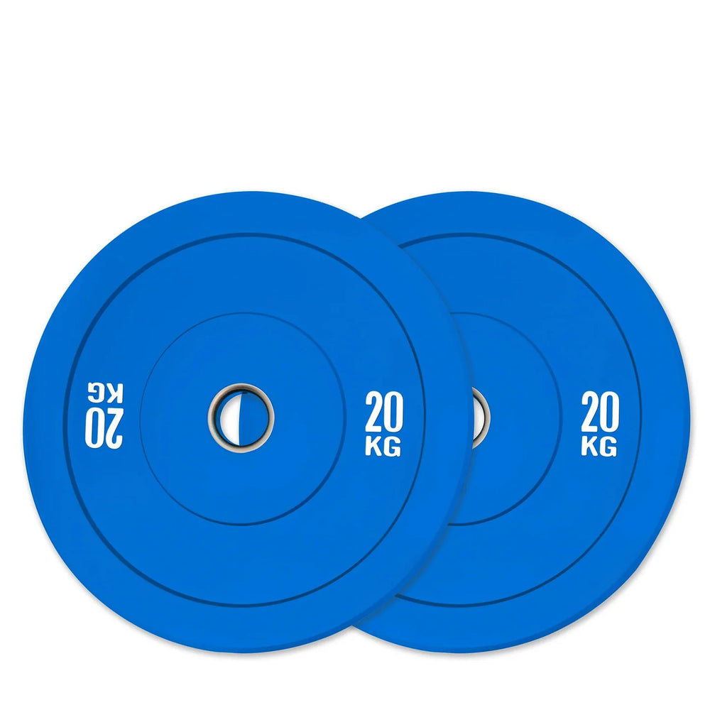 100kg Olympic Bumper Plate Set | Coloured - BlackBear Fitness