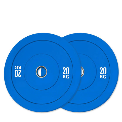 100kg Olympic Bumper Plate Set | Coloured