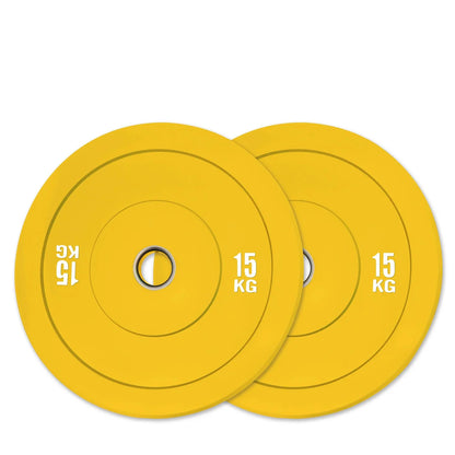 100kg Olympic Bumper Plate Set | Coloured