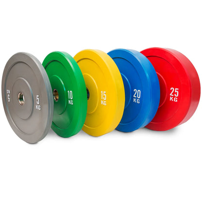 100kg Olympic Bumper Plate Set | Coloured